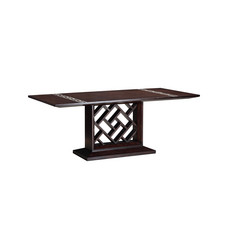 新中式实木餐桌 现代简约长方形餐桌